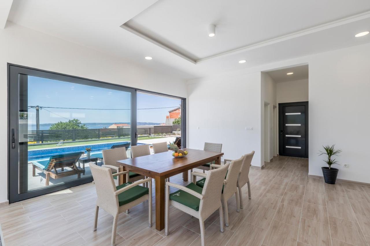 Kaštela Luxury Villa La Nonna Ana - Heated Pool, Sea View, Near Split מראה חיצוני תמונה