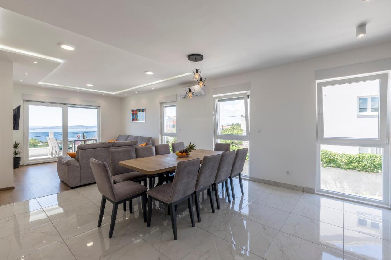 Kaštela Luxury Villa La Nonna Ana - Heated Pool, Sea View, Near Split מראה חיצוני תמונה
