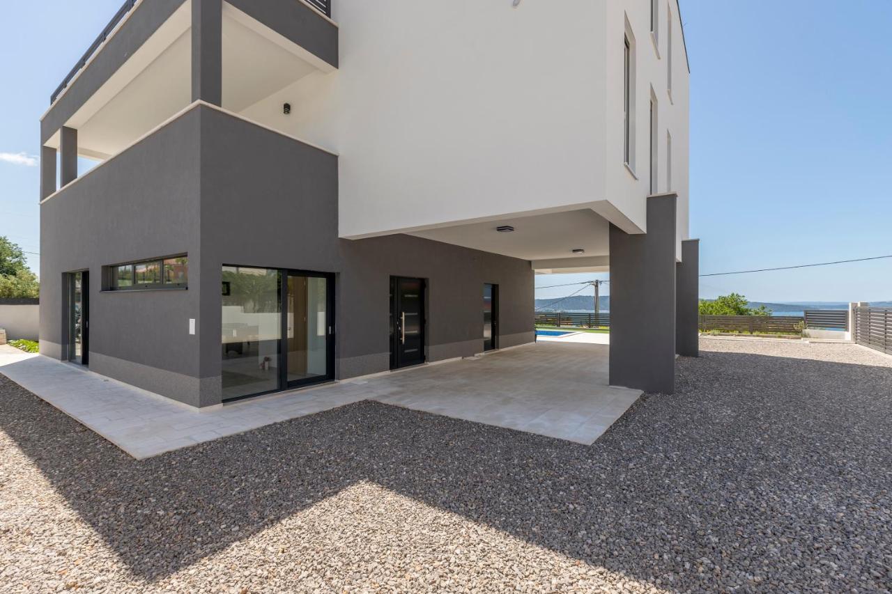 Kaštela Luxury Villa La Nonna Ana - Heated Pool, Sea View, Near Split מראה חיצוני תמונה
