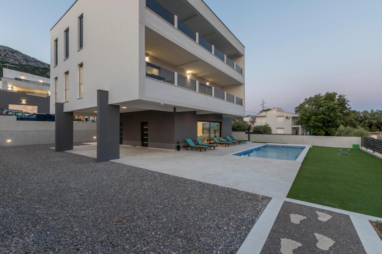 Kaštela Luxury Villa La Nonna Ana - Heated Pool, Sea View, Near Split מראה חיצוני תמונה