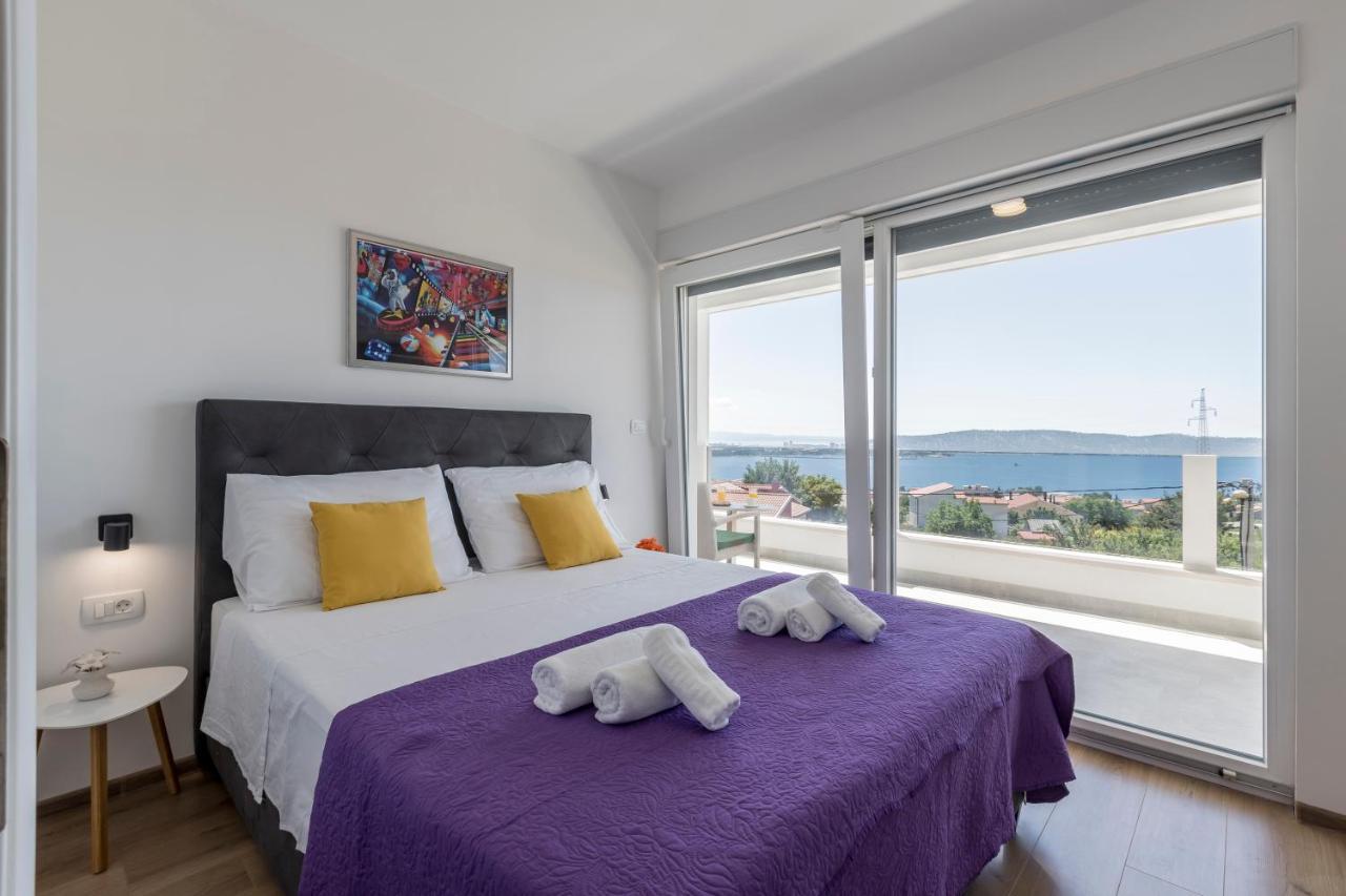 Kaštela Luxury Villa La Nonna Ana - Heated Pool, Sea View, Near Split מראה חיצוני תמונה