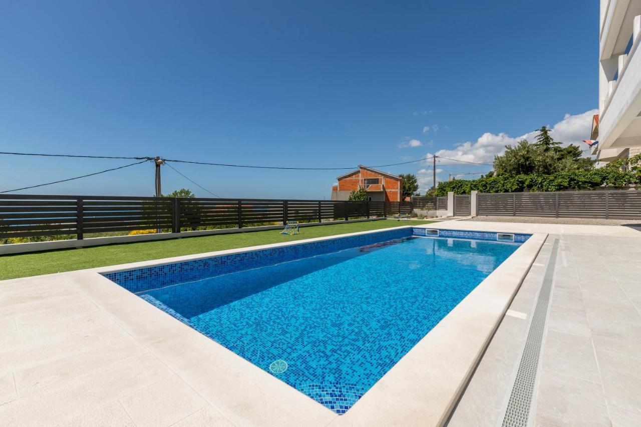 Kaštela Luxury Villa La Nonna Ana - Heated Pool, Sea View, Near Split מראה חיצוני תמונה