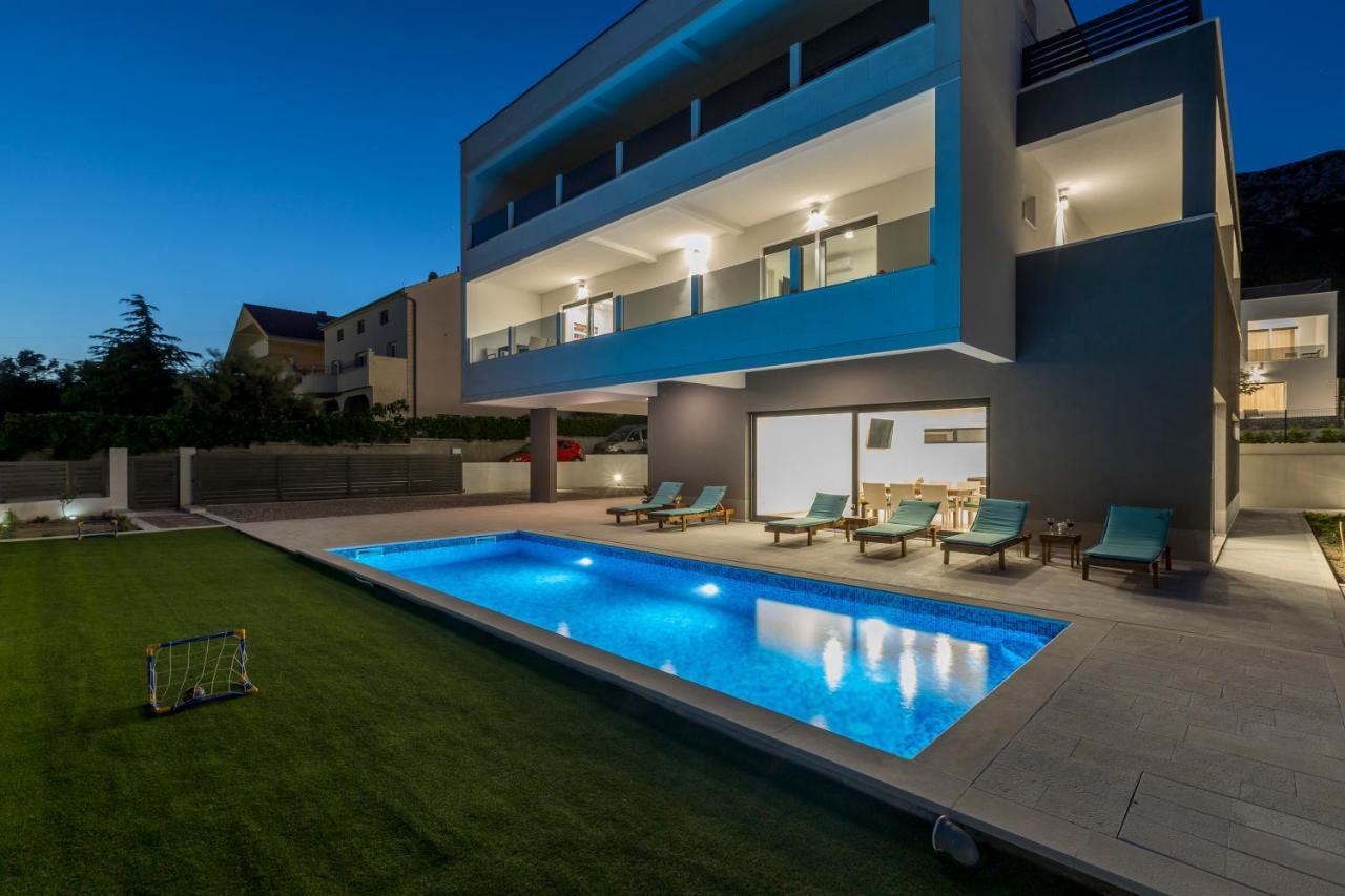 Kaštela Luxury Villa La Nonna Ana - Heated Pool, Sea View, Near Split מראה חיצוני תמונה