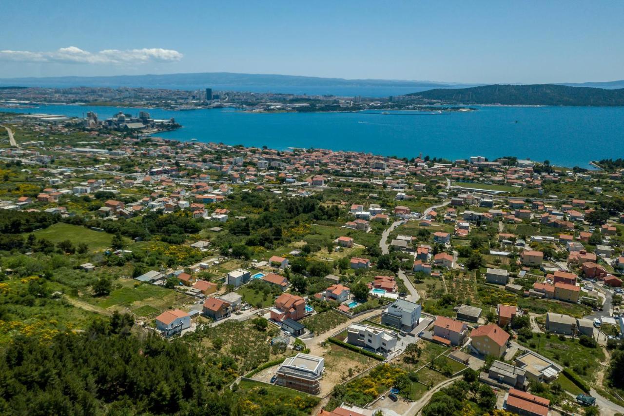 Kaštela Luxury Villa La Nonna Ana - Heated Pool, Sea View, Near Split מראה חיצוני תמונה