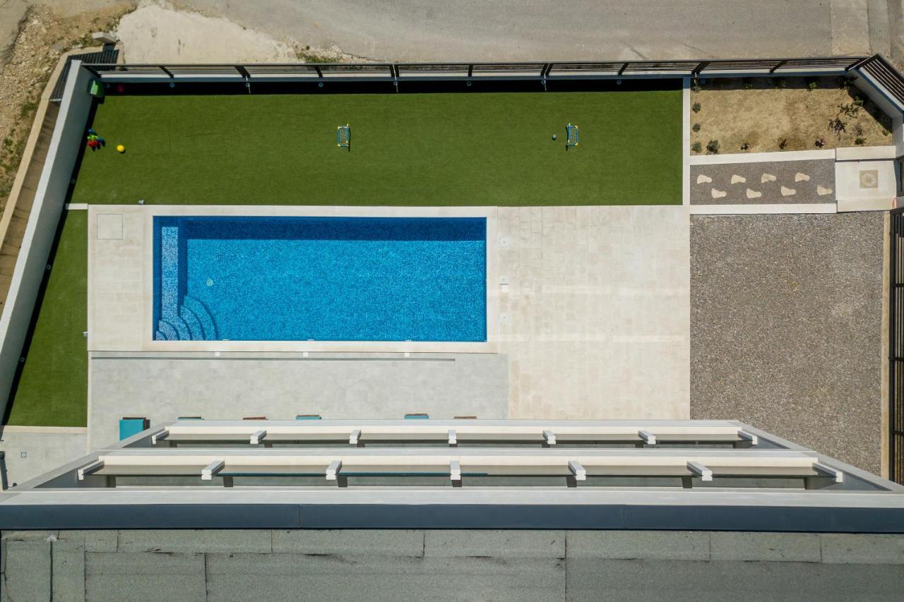 Kaštela Luxury Villa La Nonna Ana - Heated Pool, Sea View, Near Split מראה חיצוני תמונה